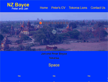 Tablet Screenshot of nzboyce.org